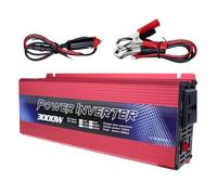 Car power-Adapter - Vehicle Converter, Universal 12V AC Plug, 3000W power-Inverter, Compact Energy Device | Portable Solution for Camping, power-Outage, Laptop Charging, Road Trips, Travel Outdoor Set