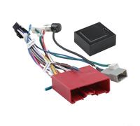 Car Power Cable with CANBUS Protocol Box for 3/5/6/8/CX-7 Head Unit, 12V Direct Installation Harness Adapter