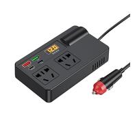 Car Power Inverter 120W Car Travel Adapter DC12V-24V To 220V Voltages Converter Plug Adapter Outlet For Road Trip Outdoor Activity Inverter