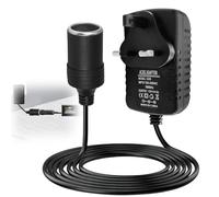 Car Power Inverter 2A 240v AC Mains to 12V DC Adapter, Adapter Car Converter Socket Voltage Converter Power Adapter, UK Plug Household Cigarette Lighter (Maximum Power 24W)