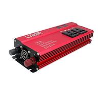 Car Power Inverter,Inverter 6000W Solar Car Power Inverter DC12/24V To AC110/220V Sine Wave Converter 4.8A 4 USB Interfaces(DC 12V,AC 220V)