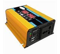 Car Power Inverter, Inverters 12V To 220V/110V Car Power Inverter Converter Charger Adapter Dual USB Voltage Transformer Modified Sine Wave(Yellow12v to 110v)