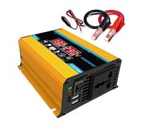 Car Power Inverter - Modified Sine Wave Voltage Transformer for Automotive and Marine Accessories, Perfect for Charging Devices and Appliances on the Go