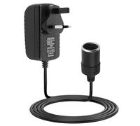 Car Power Inverters 12V 2A AC Mains to 12V DC Car Plug Adapter Cigarette Lighter UK Converter Socket Voltage AC to DC Power Adapter 100V-240V Household Maximum Power 24W