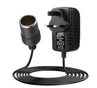 Car Power Inverters 240V 2A AC Mains Car Plug Adapter to 12V DC Voltage Converter Cigarette Lighter to UK 3 Pin Plug Household Cigarette Lighter for MP3 Fan Dash Cam Max Power 24W