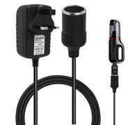 Car Power Inverters 240V 2A AC Mains to 12V DC, Car Plug Adapter Car Converter Cigarette Lighter Socket Voltage Converter Power Adapter UK Plug AC to DC Household Cigaret(Maximum Power: 24W)