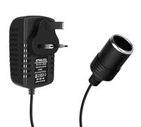 Car Power Inverters, Car Converter Socket Voltage, 12 Volt Cigarette Lighter Adapter, Car Plug Adapter 240V 2A AC Mains to 12V DC, UK Plug Household Cigarette Lighter Voltage Converter AC to DC