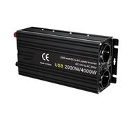 Car Power Inverters Car Inverter 12V 220V Power 500W/1500W/2000W/2600W/3000W Converter EU Socket 12 Volts 220 V(12V 220V 4000W)
