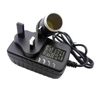 Car Power Inverters, Car Plug Adapter to UK Plug Socket 220V 2A AC Mains to 12V DC, Cars Converter Socket Voltage Converter, AC to DC Household Cigarette Lighter for Cars MP3 Fan Dash Cam