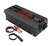 Car Power Inverters Power Inverter 1500W/2000W/2600W LCD Display DC 12V To AC 220V Solar 2 USB Car Transformer Convert EU(12V 220V 2600W)