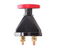 Car Power Off Switch Pure Copper Master Disconnect For Racing Vehicles Marine Products With Chrome Brass Components Black Red 145mm