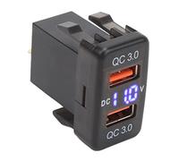 Car Power Socket, DC 12V-24V USB Port Charging Socket for Hilux (1.57x0.87 Inch)