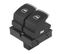 Car Power Window Control Button, 4.2x3.2x4.8cm Electric Power Window Switch Portable Interior Window Glass Lift Switch Replacement for MK5 MK6 GTI 2 Door