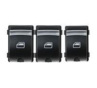 Car Power Window Switch A3 Sportback A6 Q7 4F0959855B 4F0959851H Electric Power Panel Window Fits for Master Control Switch Button(Switch And Button)(3pcs Button)