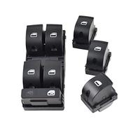 Car Power Window Switch A4 B6 B7 2003-2008 Car Electric Power Fits for Master Window Switch Button Accessories 8E0959851B 4F0959855A(Master Switch)(Set)