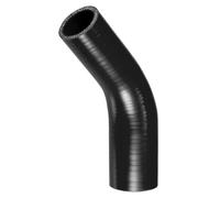 Car Pressure Lines & Hoses 45 Degrees 45mm 48mm ID 19-22mm 28-32mm 38-45mm Car Silicone Hose 90x90mm 120x120mm Length Turbo Hose Pipe(32-38mm ID Black)