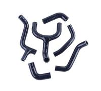 Car Pressure Lines & Hoses Silicone Heater Radiator Hose Kit Fit for Husqvarna SMS 630 to 630 2010-2011 Turbo Hose Pipe(Black)
