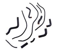Car Pressure Lines & Hoses Silicone Radiator Coolant Hose Kit Fit for Yamaha XJ6 2009 2010 2011 2012 2013 2014 2015 2016(Black)
