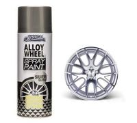 Car Pride Alloy Wheel Spray Paint Metallic Silver Repairer. 400ml