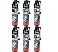 Car Pride Quick Fix Tyre Repair Spray, 300ml, Pack of 6