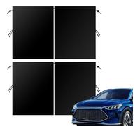 Car Privacy Curtains, Car Privacy Screen - 2 Pieces Interior Space Partition Sunshade,Retractable Curtains for Private Cars, Blackout Curtains for Trucks