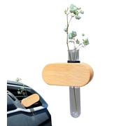 Car Propagation Vase Vent Clip,Reusable Air Freshener Car | WoodHydroponic Aromatherapy Planter Scent Perfume Decor for Home RV Auto Van Men Automotive Interior Decorations Aesthetic