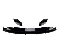 Car Protector Decorative Car Front Bumper Lip Spoiler Splitters Vents Cover Trim For Mercedes For Benz For GLC Class X254 For GLC260 300 2023+ Splitter Chin Decoration(Black)