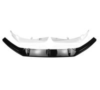 Car Protector Decorative For Accord For 10th 2018-2020 Lower Side Air Vent Corner Cover & Glossy Black Front Bumper Spoiler Lip Trim Body Kit Splitter Chin Decoration(WHITE)