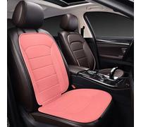 Car PU Leather Seat Cushions for Peugeot 2008 II Active/2008 GT/2008 Active Business 2019-2025, Breathable Seat Covers Protector, Four Seasons with Back Home Office, Car Accessories,Pink