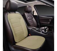 Car PU Leather Seat Cushions for Peugeot 2008 II Active/2008 GT/2008 Active Business 2019-2025, Breathable Seat Covers Protector, Four Seasons with Back Home Office, Car Accessories,Beige