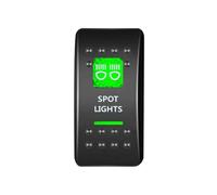 Car Push Button Switches Bilge Pump Rocker Switch Led Momentary/Latching Marine Grade Toggle Switch Fit For Caravan Marine 4X4 Carling ARB TYPE momentary power switch(Spot Lights)