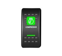 Car Push Button Switches Bilge Pump Rocker Switch Led Momentary/Latching Marine Grade Toggle Switch Fit For Caravan Marine 4X4 Carling ARB TYPE momentary power switch(Compressor)