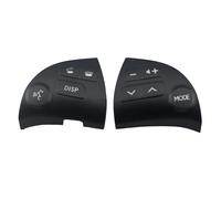 Car Push Button Switches Switches 1pair Multifunctional Bluetooth Speaker Button Switch Cover For Lexus ES350 Steering Wheel 84250-33190(Black Cover)