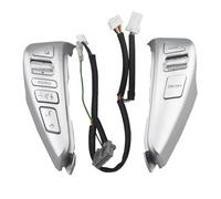 Car Push Button Switches Switches Cruise Control Switch Audio Volume Button Steering Wheel Buttons 25550-3DA6A For Nissan For Sentra For Livina For Almera(Sliver switch)