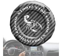 Car Push Start Button, Car Start Stop Button Cover, Anti-Scratch Starter swtch, Key Protective Trim Cover, Starts Stop Buttons Covers For Motorcycle Interior Automotive Vehicle Truck Tractor Trailer