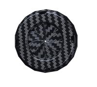 Car Push Start Button Cover - 1.97x1.97inches Carbon Fiber Car Power Control Trim | Interior Stop Button Cover | auto Decoration |Protective Engine Start accessories for Cars