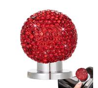 Car Push Start Button Cover - Cars Round Ball Ignition Cap Shiny Cars Accessories Interior Shiny Car Engine Start Stop Trim Ring Key Ignition Knob Cover for Men and Women