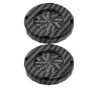 Car Push Start Button Cover Interior Decorative Ring 2pcs ABS Black | Anti Scratch Wear Resistant Abs, Stable Fit for Push to Start Button, Quick Matching, Vehicle Interior Use
