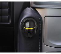 Car Push Start Button Cover, Star Wars Car Accessories Engine Start Stop Button Cover, Mandalorian Car Decor Automotive Interior, Fun Car Accessories Star Wars Gifts for Men Unique