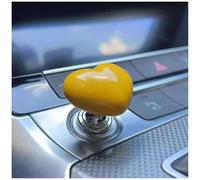 Car Push To Start Button Rocker, Car One-button Start Lever, Easy Install Colorful Cover Car Push To Start Accessories, Car Engine Start Stop Button Push Button Start Cover (Yellow)