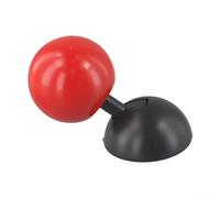Car Push to Start Button Rocker Joystick Lever for Engine Start Stop Switch Fit Plastic Ball Bar Starter Decorative Accessory Blue Red(Red)