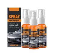 Car Quick-Acting Coating Agent Spray, 3 In 1 High Protection Quick Effect Coating Agent, Rapid Ceramic Coating Spray Hydrophobic, Car Renewal Wax for Shine And Protection Apply After Car (3Pc)
