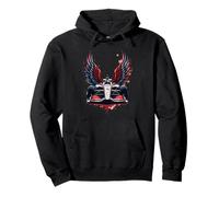 Car Race Indianapolis Driven By Wings Power Pullover Hoodie