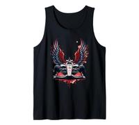 Car Race Indianapolis Driven by Wings Power Tank Top