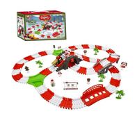 Car Race Track Set Christmas Electric Assembly Vehicle Toy | Educational Assembly Girls Preschoolers Home Apartment Daycare Living Room Playroom Bedroom Study