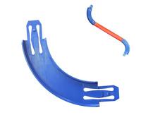 Car Racetrack Components Compatible Curved Track Components PP 20x4x1.5cm Inspire Children's Creativity For Entertainment, Playing, Children's Day, Holiday