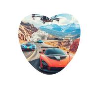 Car Racing 1 PCS Car Air Freshener Hanging Aromatherapy Tablets Automotive Ornament for Auto Room Bathroom Bedside Love form