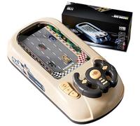 Car Racing Adventure Toy with Steering Wheel, Musical Racing Game with 200-Level Challenges, Sounds & Lights, Simulation Driving Experience