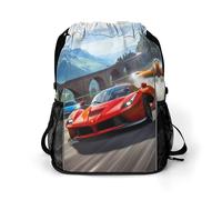 Car Racing Game Drawstring Backpack Dry And Wet Separation Sport Travel Beach Gym Sack String Yoga Bag