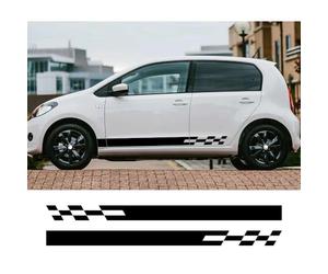 Car Racing Style Stickers, for Skoda Octavia 2 A7 A5 Fabia 3 Rapid Superb 3 Kodiaq Scala Karoq Kamiq Vinyl Decal Auto car Exterior Stickers Accessories